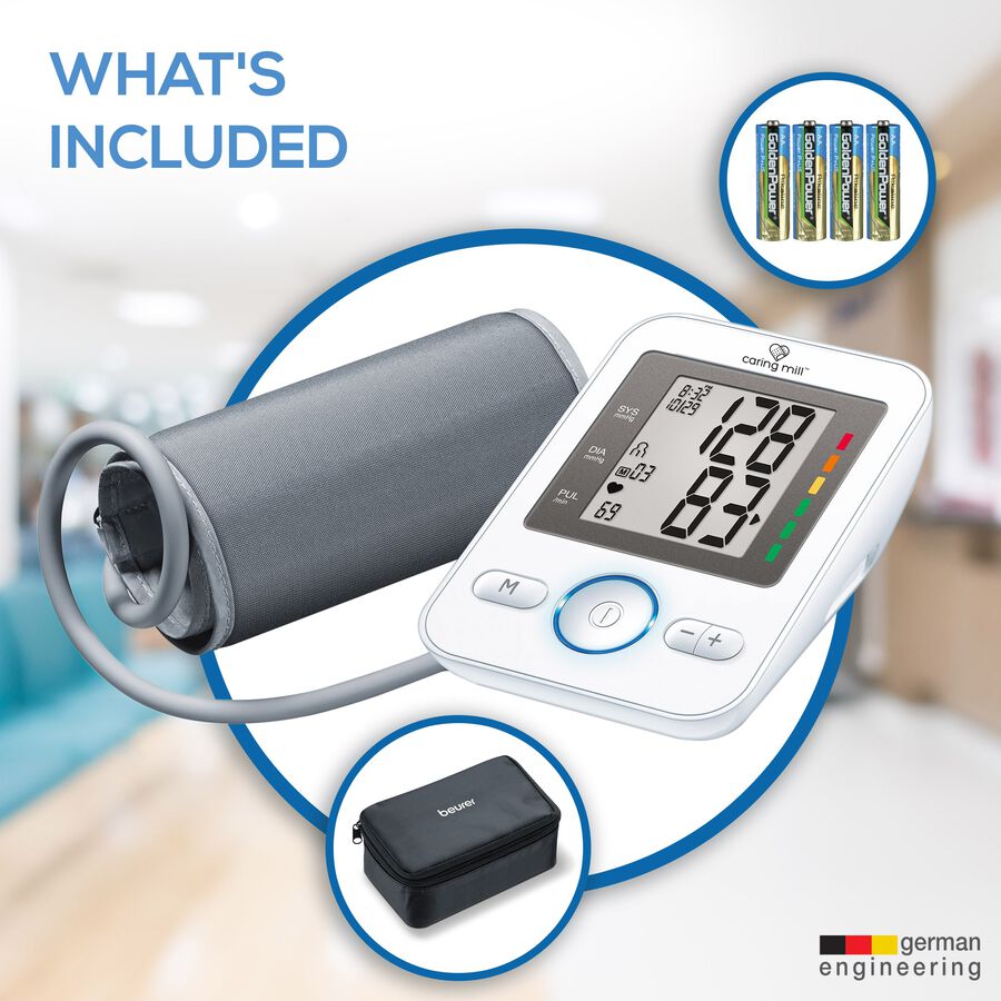 Caring Mill™ Upper Arm Digital Blood Pressure Monitor with Adjustable Cuff, , large image number 2
