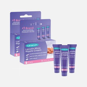 Lansinoh HPA Lanolin Nipple Cream, 7g Minis (2-Pack)