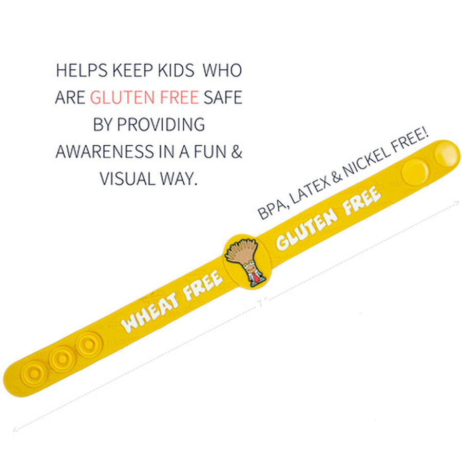 AllerMates Children's Allergy Alert Bracelet - Gluten Awareness, , large image number 1