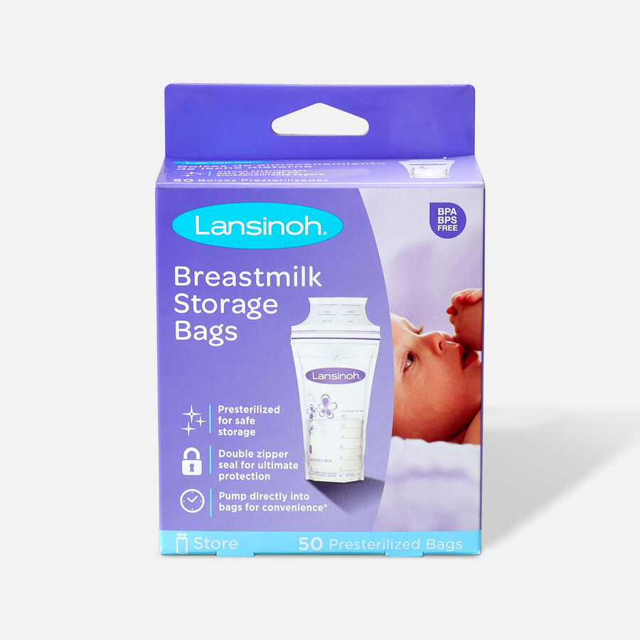 Lansinoh breastmilk storage bags, 50 ct., , large image number 2