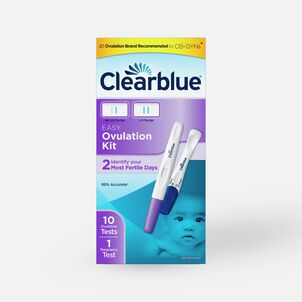 Clearblue Ovulation Complete Starter Kit, 10 Ovulation Tests and 1 Pregnancy Test