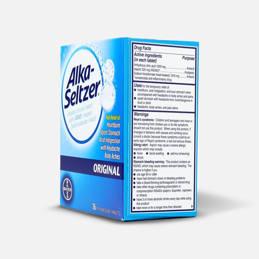 Alka-Seltzer Original with Aspirin - 36 ct., , large image number 2