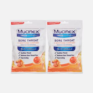 Mucinex InstaSoothe™ Sore Throat + Soothing Comfort - Honey & Echinacea, 40 ct. (2-Pack)