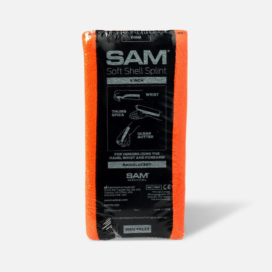 SAM Medical Soft Shell Splint, 9", , large image number 0