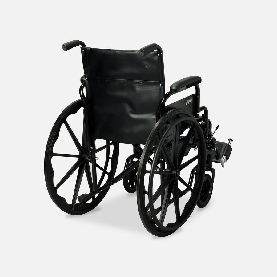 ProBasics K1 Standard Wheelchair, Elevating Legrests, 18" x 16", , large image number 1