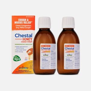 Boiron Chestal Honey Cough & Chest Congestion, Multi-Symptom Formula for Dry & Productive Cough, 6.7 fl oz. (2-Pack)