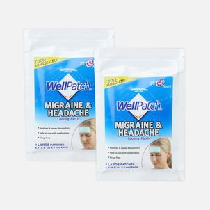 WellPatch Migraine & Headache Multi-Count Pouch, 4 ct. (2-Pack)
