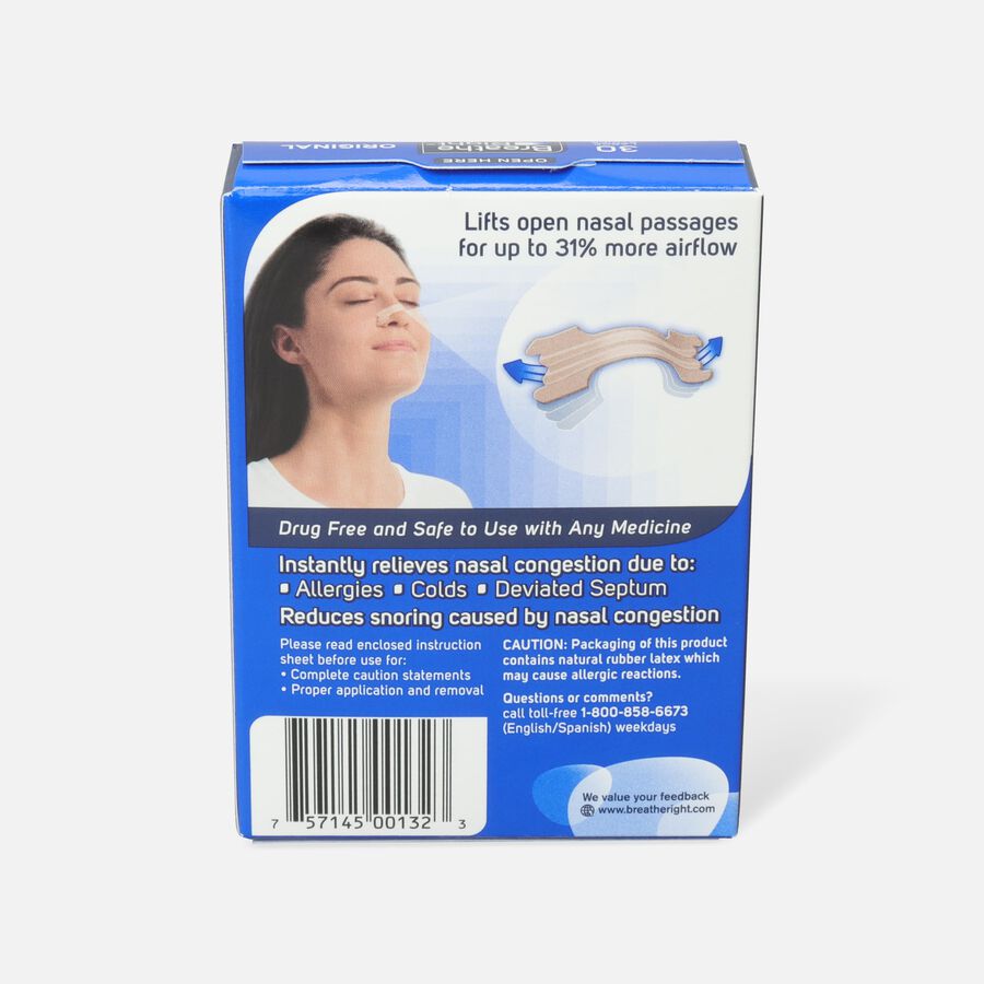 Breathe Right, Tan Strips, Large, 30 ct., Tan, large image number 2