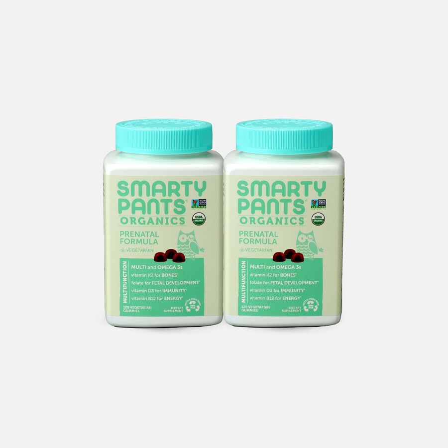SmartyPants Organic Prenatal Complete Gummy Vitamins, 120 ct. (2-Pack), , large image number 0