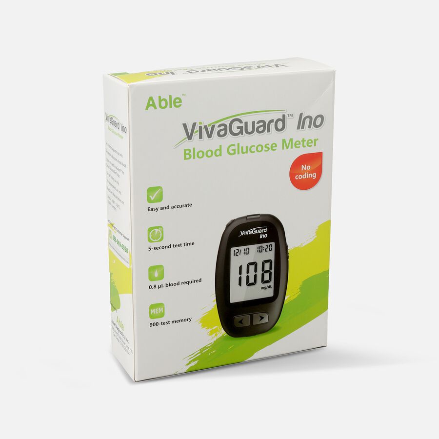 VivaGuard Ino Blood Glucose Meter, Black, , large image number 1