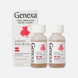 Genexa Infant's Pain & Fever Oral Suspension, 2 oz. (2-Pack)