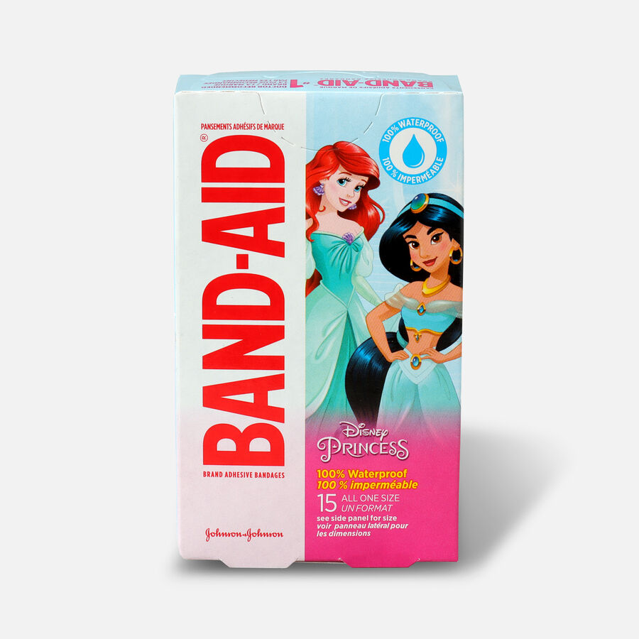 Band-Aid Disney Princess Waterproof Bandages - 15 ct., , large image number 0