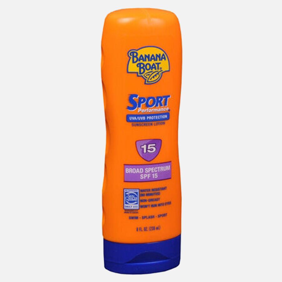 Banana Boat Sport Performance Sunscreen Lotion SPF 15, 8 oz., , large image number 0