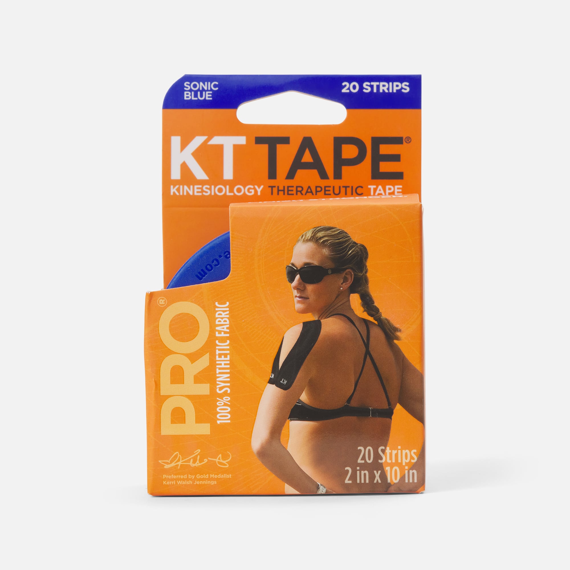 KT Tape Pro Synthetic Tape - Sonic Blue, 20 ct.